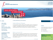 Tablet Screenshot of cotesdarmor.ordremk.fr
