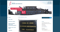 Desktop Screenshot of orne.ordremk.fr